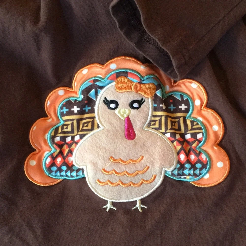 Girls 3 Piece Thanksgiving Outfit Matching Set